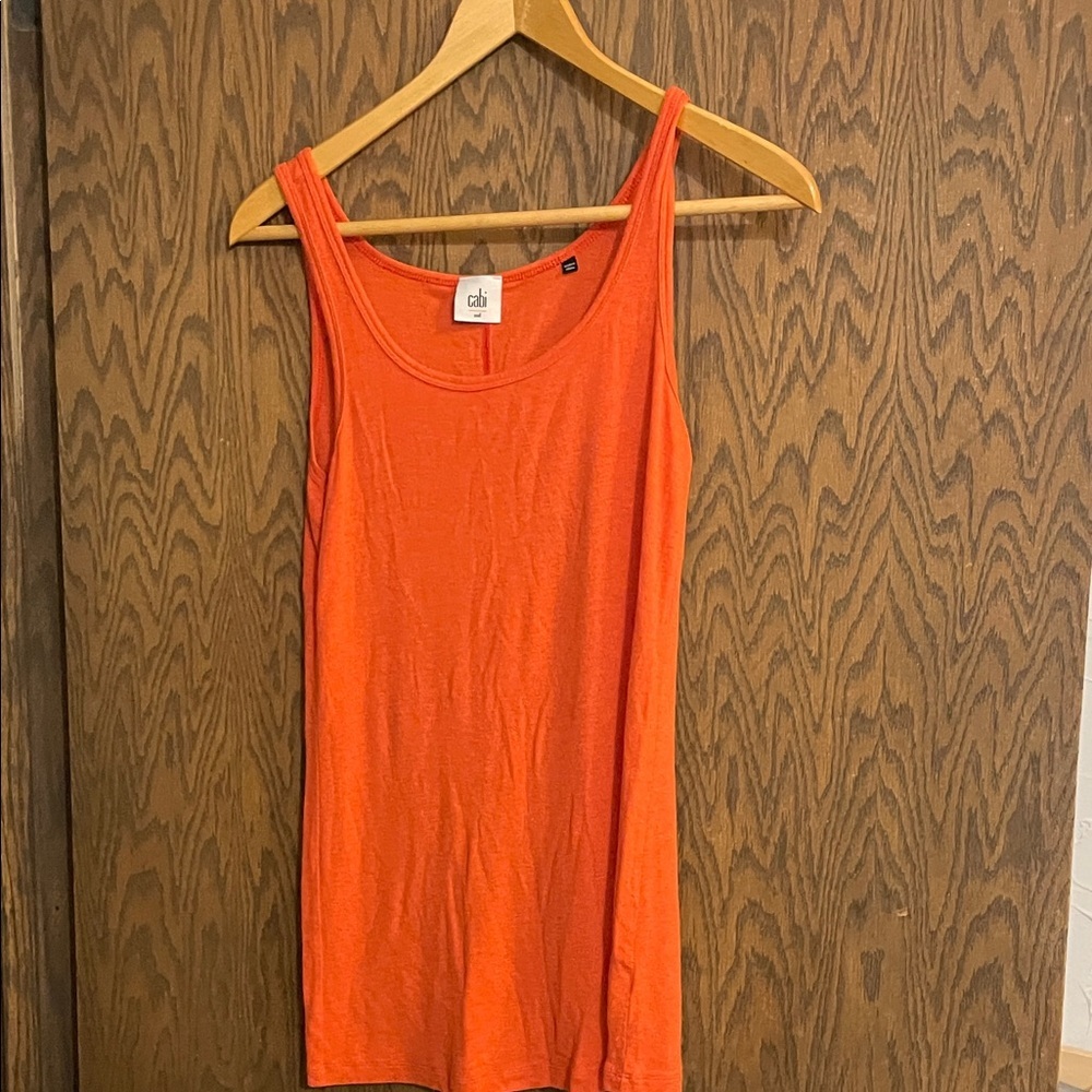 CAbi Vibrant Orange Tank Top